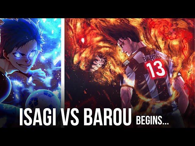 Isagi vs Barou begins... | BASTARD MUNCHEN VS UBERS | BLUE LOCK