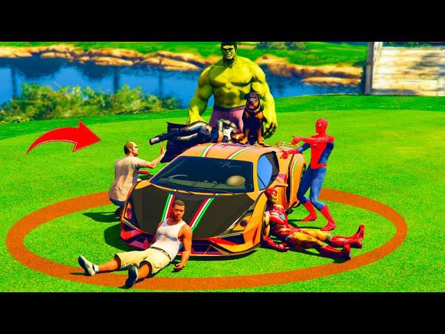 Last To Remove The Hand Wins Lamborghini Car In GTA 5 !