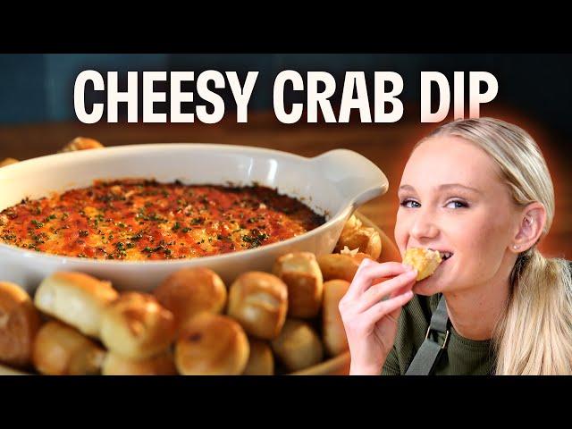 Tini's Cheesy Buffalo Style Crab Dip | From Scratch with Tini