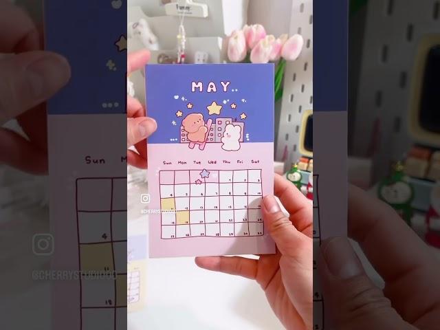 2025 Calendar ️. Wrap them when they are still on sale  #tablecalendar #aesthetic #sticker