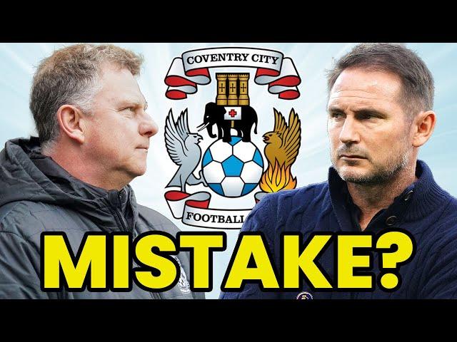 Are Coventry City Making A Huge Mistake? Frank Lampard tipped to replace Mark Robins!