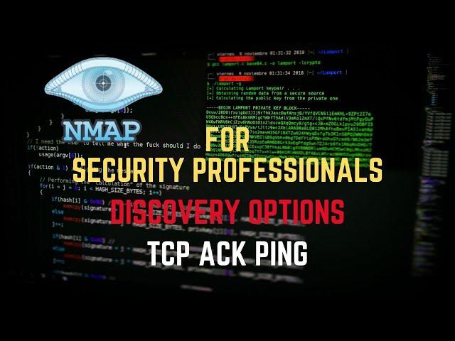 Nmap Tutorial for Security Professionals | TCP ACK Ping