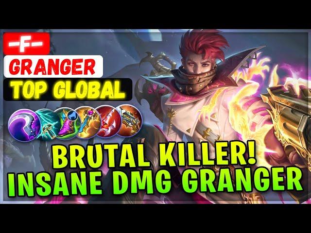 Brutal Killer! Insane Damage Granger [ Top Global Granger ] -F- - Mobile Legends Emblem And Build