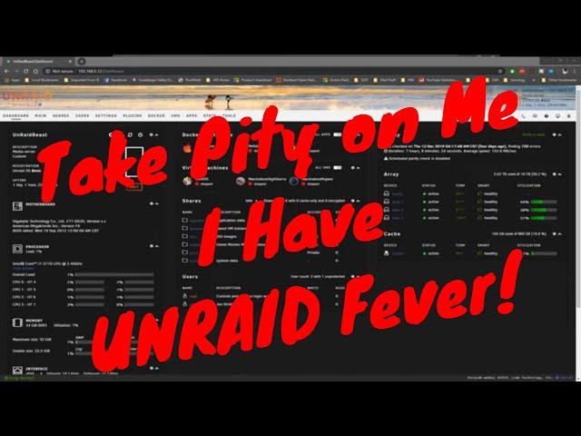 Take Pity on me...I have UNRAID Fever!