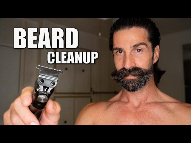 Beard Cleanup with some ASMR #asmr #satisfying