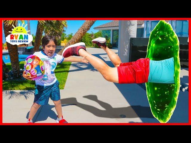 Ryan magic toy hunt adventure for Ryan's World Giant Surprise Eggs!!!