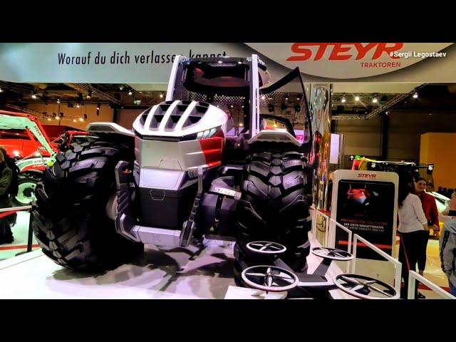 The STEYR HYBRID tractor up to 340 PS at #AGRITECHNICA2019