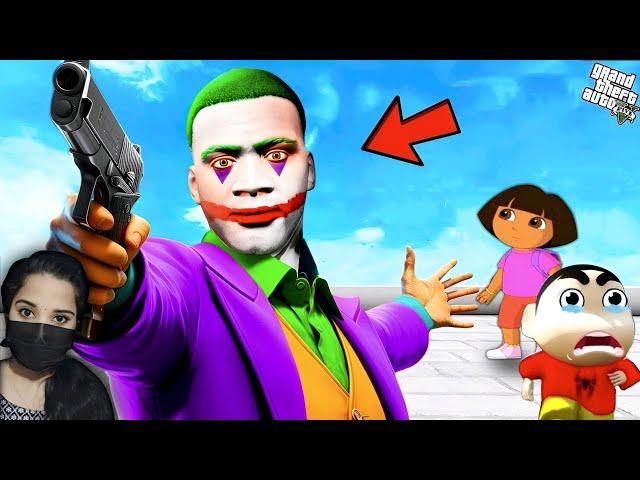 Joker Ghost Controls Franklin & Destroyed Los Santos - GTA 5