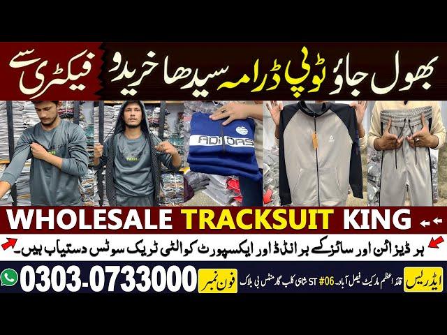 Tracksuit King Asli Tracksuits Wholesale Price Par - Bulk Orders at Affordable Rates