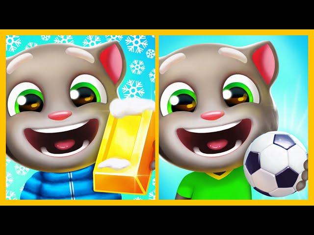 Talking Tom Gold Run Halloween vs Christmas - Cops And Robbers Event (Gameplay #634)