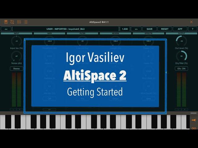 Igor Vasiliev AltiSpace 2 - Tutorial: Getting Started