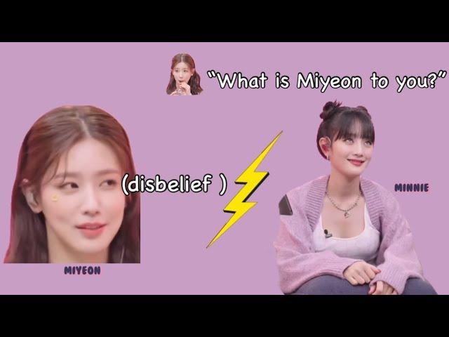 (G)I-DLE MIYEON MINNIE being UNmarried on GOSSIP IDLE