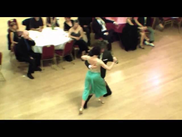 Leo Landa and Alona Gorer — "Secreto" — 1/2 at Vecher Tango (angle 2)