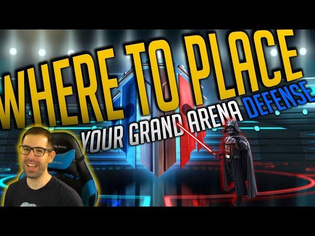 GRAND ARENA DEFENSE PLACEMENT STRATEGY TIPS GUIDE!!! | Star Wars Galaxy of Heroes SwGoH