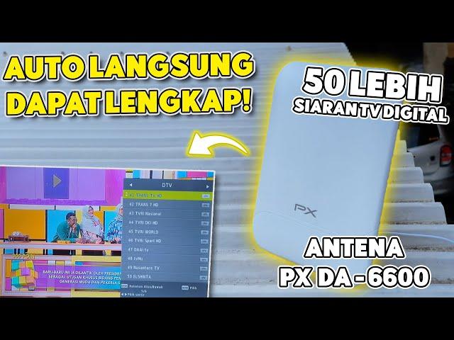 Antena TV Digital Indoor Outdoor Terbaru Dari PX | Review Antena PX DA-6600