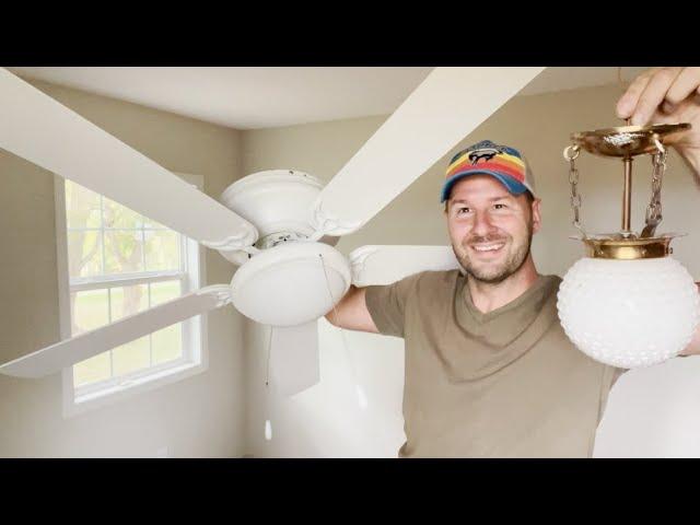 How To Install A Ceiling Fan!