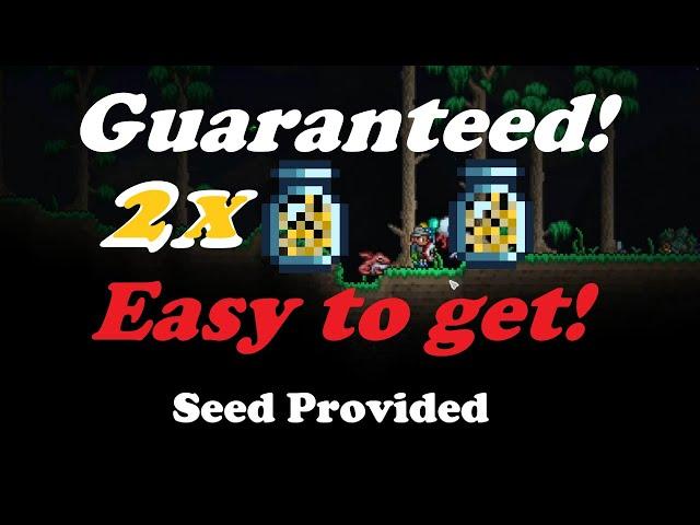 Terraria, but you get 2x Sandstorm in a bottle in 2 minutes! Seed provided!