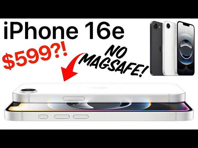 iPhone 16e Kills Lightning, Home Button, Red, Touch ID