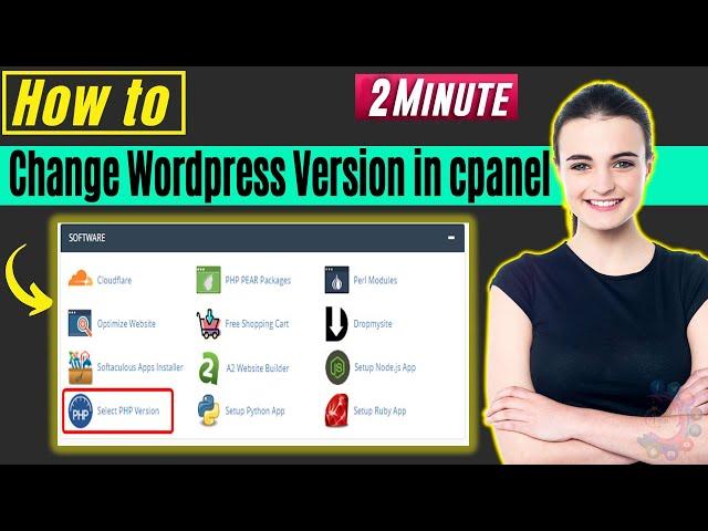 How to change wordpress version in cpanel 2024