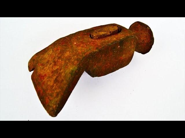 Antique Rusty Hammer Tool Restoration