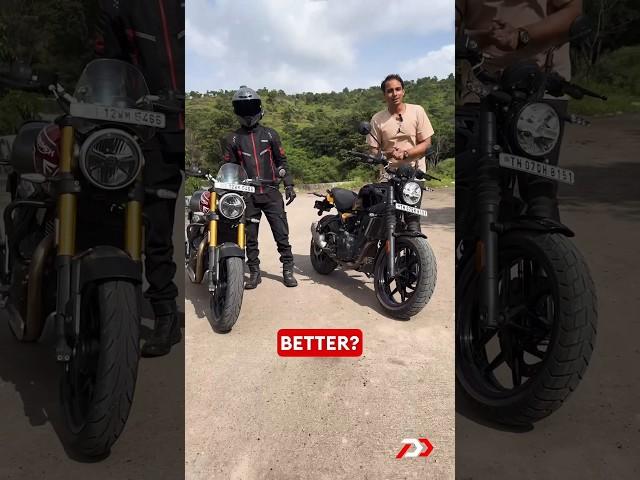 Exhaust note battle: Royal Enfield Guerrilla 450 vs Triumph Speed 400 ️#PowerDrift