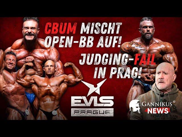 Cbum demütigt Open-Bodybuilding (fast)! Judging-Chaos trotz Weinberger! - EVLS Prague Pro Review