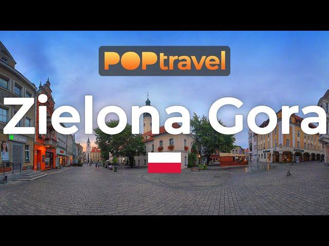 Walking in ZIELONA GORA / Poland - 4K 60fps (UHD) tour