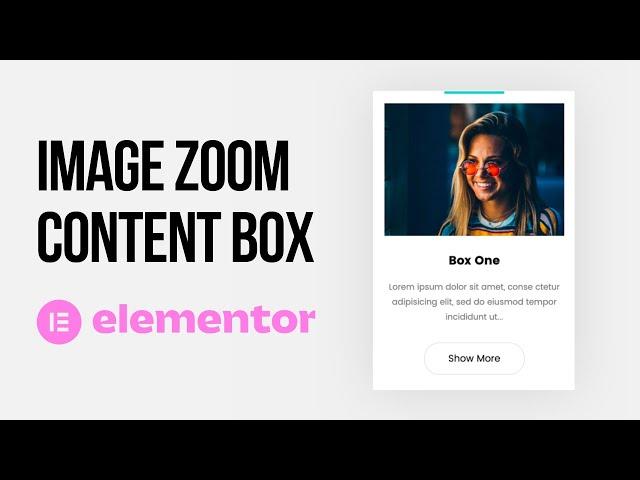 How to Add Image Zoom Content Box in Elementor 2022 | WordPress Tutorial 2022