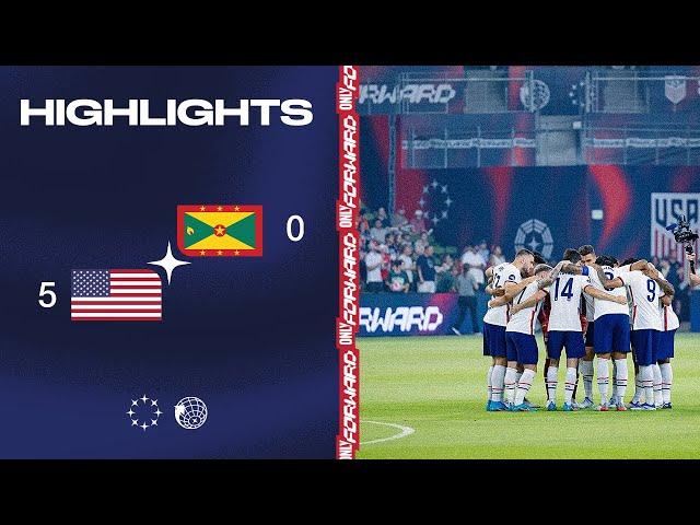 USMNT vs. Grenada: 1:00 Highlights - June 10, 2022