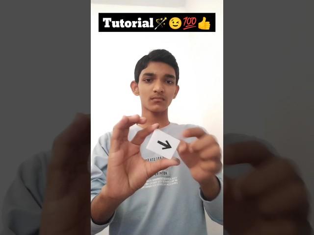 New paper magic trick tutorial #shorts #magic #magictricks #shortvideo #viral