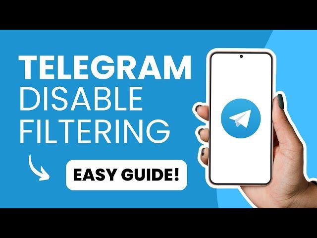 How To Disable Filtering On Telegram (EASY WAY!)