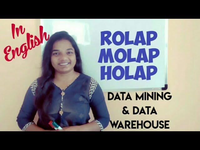 OLAP Servers | ROLAP, MOLAP, HOLAP explained in English | Difference between ROLAP MOLAP and HOLAP