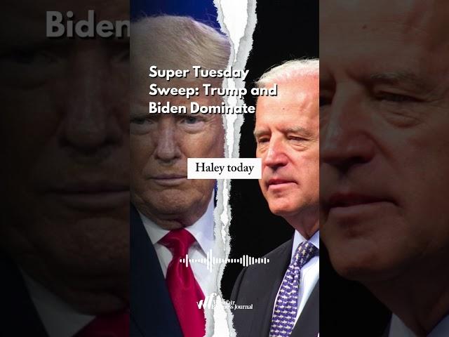 Super Tuesday Sweep: Trump and Biden Dominate
