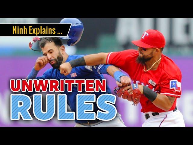 The Unwritten Rules of Baseball - EXPLAINED!  (Fighting, Drilling, Brawling, Retaliation & more)