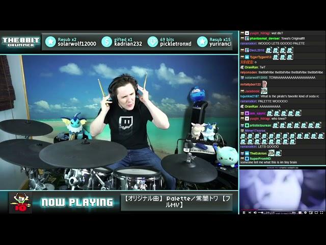 The8BitDrummer plays "Palette" by Tokoyami Towa!