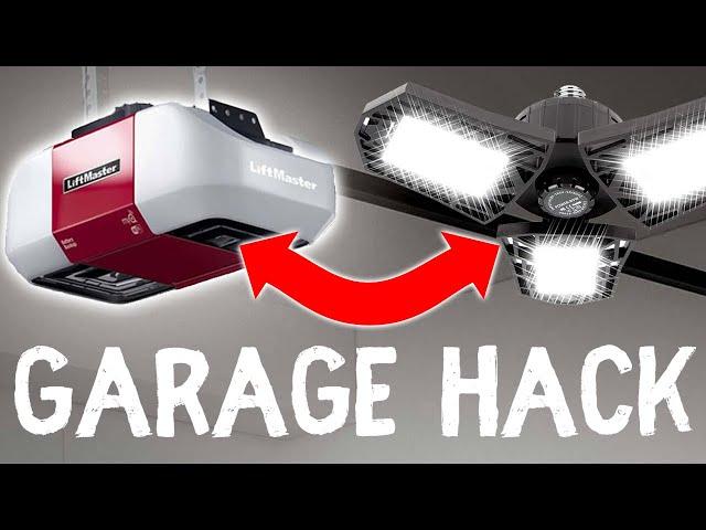 Garage Door Opener - ADJUSTABLE LED LIGHT HACK 