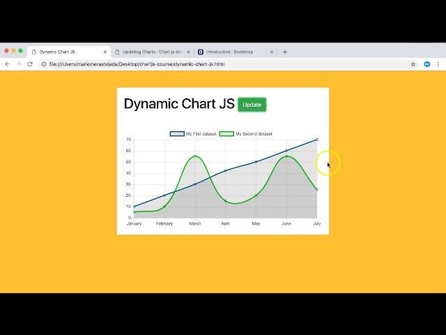 Update dynamic chart js | Chart.js Course