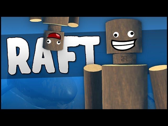 2 IDIOTS 1 RAFT! (Raft Multiplayer Gameplay)