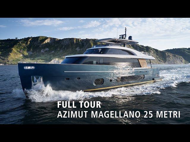 Full Yacht Tour w/ Federico Ferrante | Azimut Magellano 25 Metri