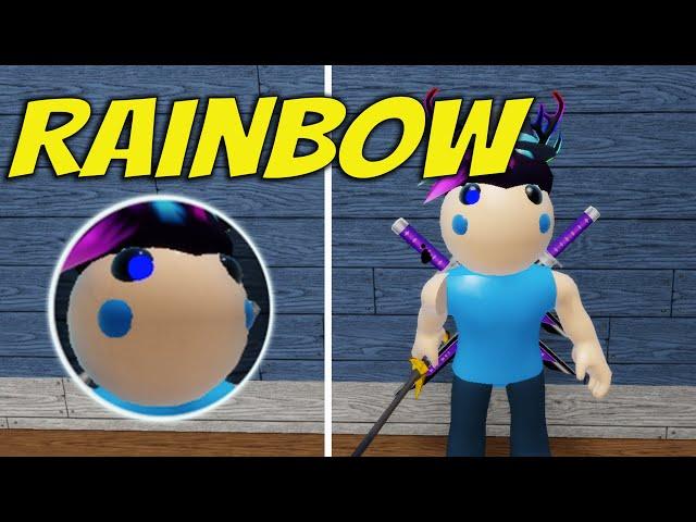 HOW TO GET NEW RAINBOW MORPH AND RAINBOW BADGE Roblox Piggy RP:Infection