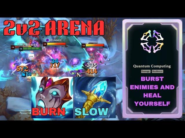 DONT GET NEAR SINGED WITH THIS AUGMENT (HE HAS BURN AND BURST) 2v2 Arena