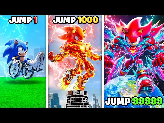 Sonic Upgrades With EVERY JUMP In GTA 5!