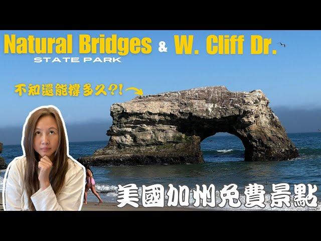 What to see when walking along W. Cliff Dr. to Natural Bridges State Beach? (cc for Eng Sub)