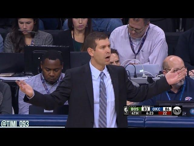 Brad Stevens gets RARE tech, asks refs "what are you watching?!"