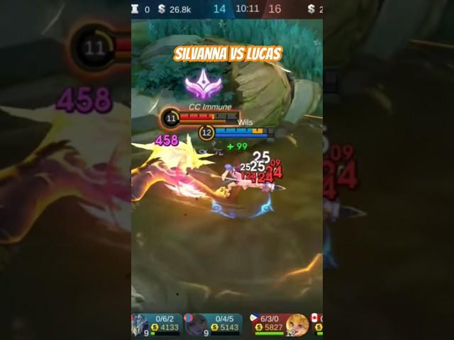 Silvanna VS Lucas + Helcurt #mobilelegends #mlbb #mlbbhighlights