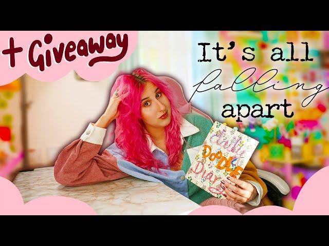 DISASTER in the Daily Doodle Diary + Giveaway (prints & stickers)