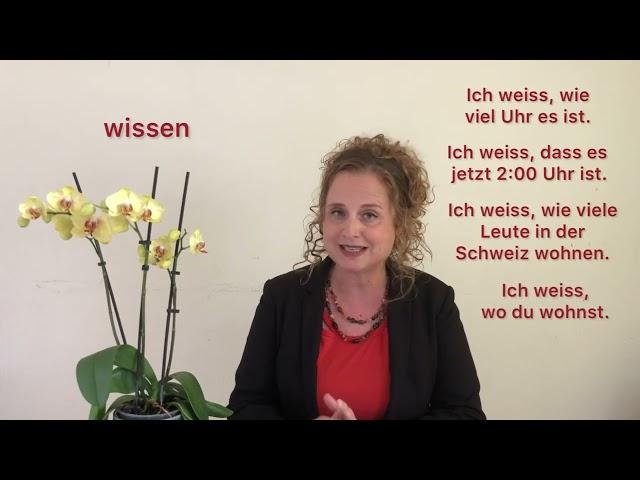 Danielle Zogg: kennen, wissen und können. ‏شو الفرق بالالماني؟