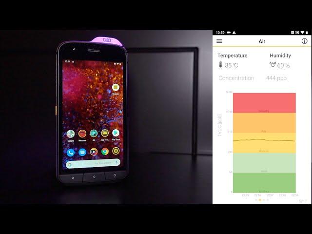 Cat S61 smartphone blogger review