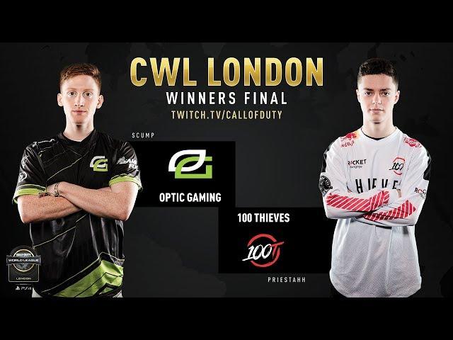 Optic Gaming vs 100 Thieves | CWL London 2019 | Day 3