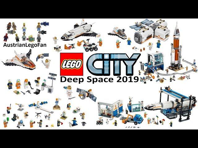 Lego City Deep Space 2019 Compilation of all Sets - Lego Speed Build Review